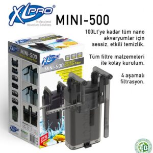 XLPRO MİNİ 500 DIŞ FİLTRE 5 Sepetli /510L/H