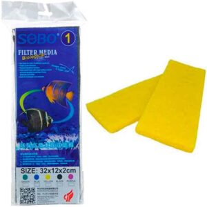Sobo Filtre Süngeri 32x12x2 Sarı